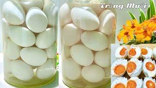 Bí quyết để làm Trứng Muối mặn ngon đẹp mắt để được lâu - Salted duck egg