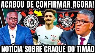 ACABOU DE CONFIRMAR AGORA NESSA MANHÃ DE DOMINGO! NOTÍCIA URGENTE SOBRE RODRIGO GARRO DO CORINTHIANS