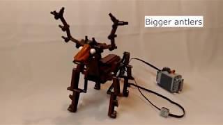 LEGO Technic Reindeer version 3 - motorized and run-by-wire