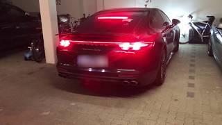 Porsche Panamera Turbo 550HP — Cold Start & Revs Pure Exhaust Sound with PSE *MONSTER* (HD)