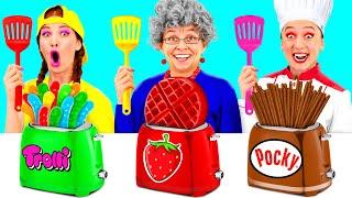 Me vs Grandma Cooking Challenge | Fantastic Food Hacks by PaRaRa Challenge