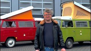 Oldtimer Bullis im Vergleich: VW T2a und T2b Westfalia