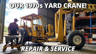Repair & Servicing Our 1970s International Yard Crane! | Fixing a Blown Head Gasket