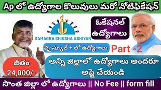 AP NEW GOVERNMENT JOB UPDATES 2024|SAMAGRA SHIKSHA ABHIYAN 2024|AP SCHOOL JOBS2024|VOCATIONAL JOBS S