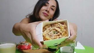 MUKBANG | ლაფშა ქათმით და ტკბილ-მწარე სოუსით | როლები | ჩემი ტორტების ამბავი