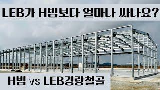 도대체 LEB, HEB가 H빔보다 얼마나 싸나요??(실제 견적을 통한 견적 비교)-예비건축주분들에게 강력추천!!