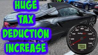IRS TAX Deduction increase for business miles driven