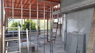 Cómo armar una estructura para instalar tabla roca. #construction