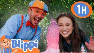 Blippi and Emily Calandrelli's Fizzy Fun | Blippi | Preschool Learning | Moonbug Tiny TV