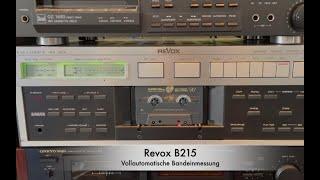 Kurz und knackig: Vollautomatische Bandeinmessung beim Revox B215