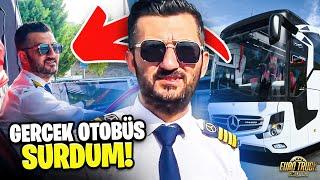 ETS 2 OTOBÜS KAPTANI GERÇEK HAYATTA OTOBÜS KULLANDI!!! + SOL ŞERİDİN ŞAHI YOLLARIN PADİŞAHI