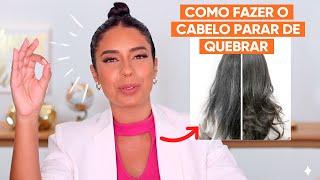 COMO ACABAR COM A QUEDA DE CABELO E QUEBRA DO FIO? SOCORRO JU | JULIANA LOUISE