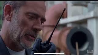 The Walking Dead Rick tells Negan that Carl Died