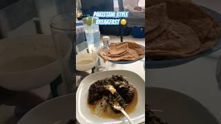 Pakistani paratha style breakfast 🫓 #shorts #viralshorts #videos #shortsvideo #paratha #europe