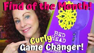 FIND OF THE MONTH / Bed Head Curls in Check 1875 w Diffuser / Demo & Review / Mature Beauty