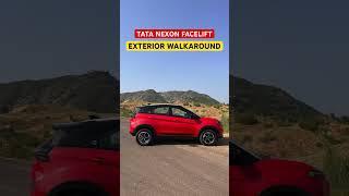 Tata Nexon FACELIFT EXTERIOR WALKAROUND! #Nexon #Tata CarWale