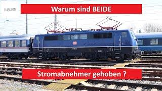 Why are both pantographs of the locomotive raised here? | Upgraded Parking | Alex E