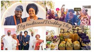 My Yoruba traditional wedding in Lagos, Nigeria.