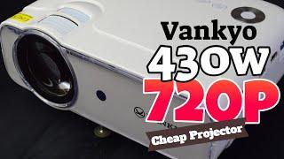 Vankyo Cheap 430W 720p Projector Review With Android Iphone Casting