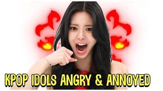 Kpop Idols Angry And Annoyed Moments