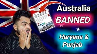 Australia BANNED ‍ from Haryana & Punjab.....