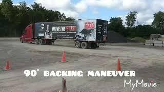 How to perform a 90° backing maneuver