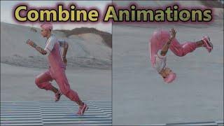 How to combine mixamo animations | Blender