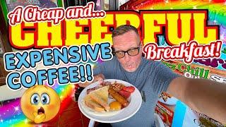 Cheap and Cheerful Breakfast OVERPRICED Coffee in Las Americas Tenerife!