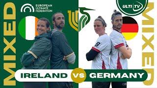 Ireland vs Germany — MIXED Pool OPENING GAME — European Ultimate Championships #EUC2023