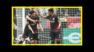 Volland treble helps Leverkusen to 4-1 win over Eintracht