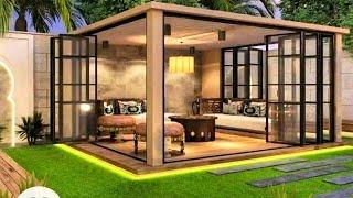 100 Modern Patio Design Ideas 2024 Home Garden Landscaping ideas| Outdoor Kitchen Seating Ideas