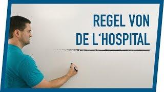 Regel von de l´Hospital Beispiel, Grenzwertuntersuchung | Mathe by Daniel Jung