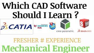 Best CAD Software for Mechanical Engineer ? Catia, NX, Creo and Solidworks ?