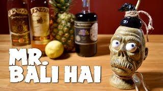 Mr. Bali Hai - a Tiki Drink with Rum, Coffee Liqueur & Pineapple