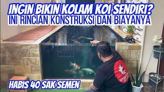 Proses Dan Biaya Membuat Kolam Koi Minimalis