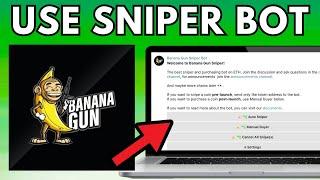 Banana Gun Tutorial | How To Use Banana Gun Sniper Bot  (2024)