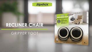 STOP FURNITURE MOVING & PROTECT FLOORS: Slipstick Recliner Grippers Universal Feet - Easy to Install