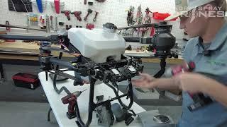 How to remove the DJI Agras T40 distribution board