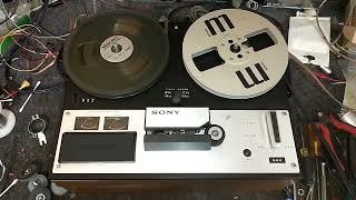 Quick repair of a 1968 Sony TC-250 Reel to reel. slow, channel out, and alignment