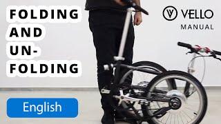 VELLO Bike - Folding and unfolding