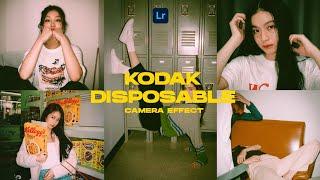 Kodak Disposable Camera Preset - Lightroom Mobile Tutorial + Free Preset DNG