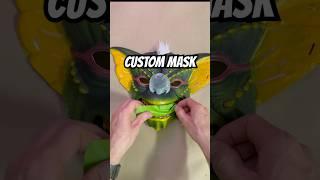 I turned a Gremlin mask into a STITCH mask! #diy #art #mask #halloween #horror #stitch #disney