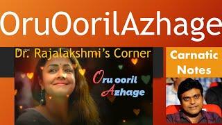 Oru Ooril Azhage | Kaakha Kaakha | Harris Jayaraj | Carnatic Notes | Veena Tutorial |  DrRajalakshmi