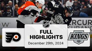 NHL Highlights | Flyers vs. Kings - December 29, 2024