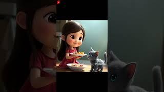 The Gray Cat and the Runaways in the City  #funny #catzone #funnyshorts