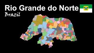 Rio Grande do Norte, Brazil: All the 167 Municipalities - Rio Grande do Norte: Todos 217 Municípios