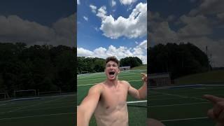 How far can a meatball be thrown into my ? #trickshot #sports #football #funny