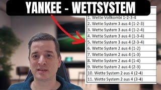 Sportwetten: Yankee Wettsystem Detailerklärung