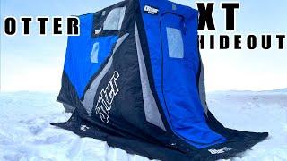 NEW 2023 XT Otter Hideout Insulated Best Flip Over Ice Shelter