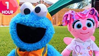 Sesame Street Best Fun Learning Video! Elmo and Cookie Monster Compilation Video 1 hour